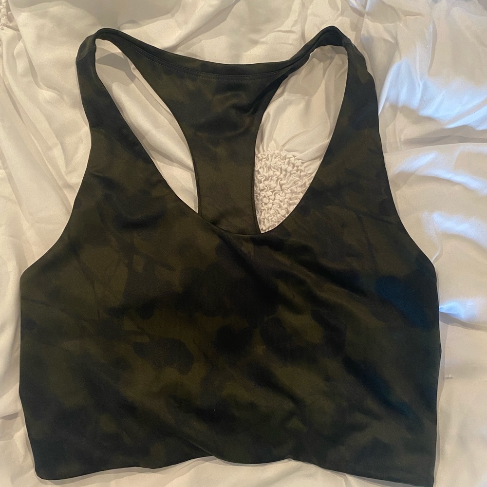 Z by zella long line sports bra camo